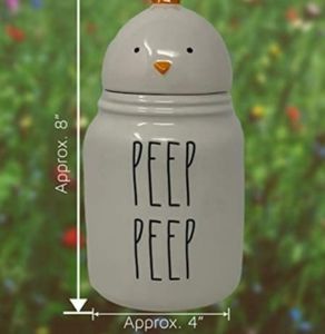 "PEEP PEEP" Chick Canister by Rae Dunn